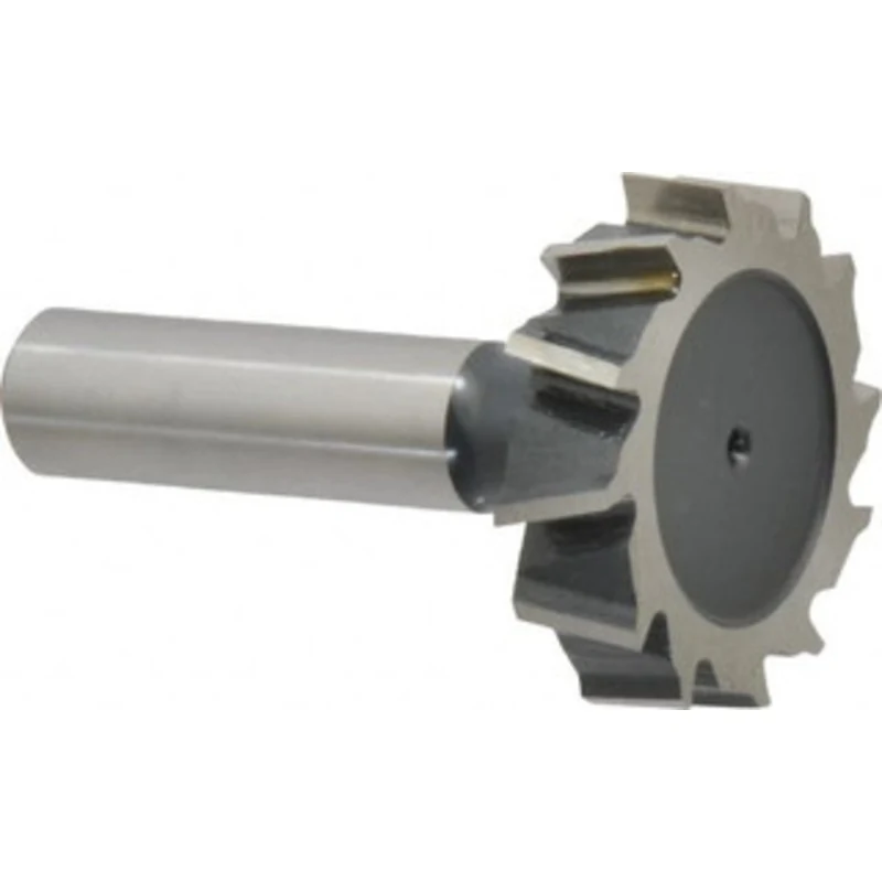 Value Collection ANSI 1212 (Old Std # G) 1-1/2 Cut Diam, 3/8 Cut Width, 1/2 Shank, Staggered-Tooth Woodruff Keyseat C...